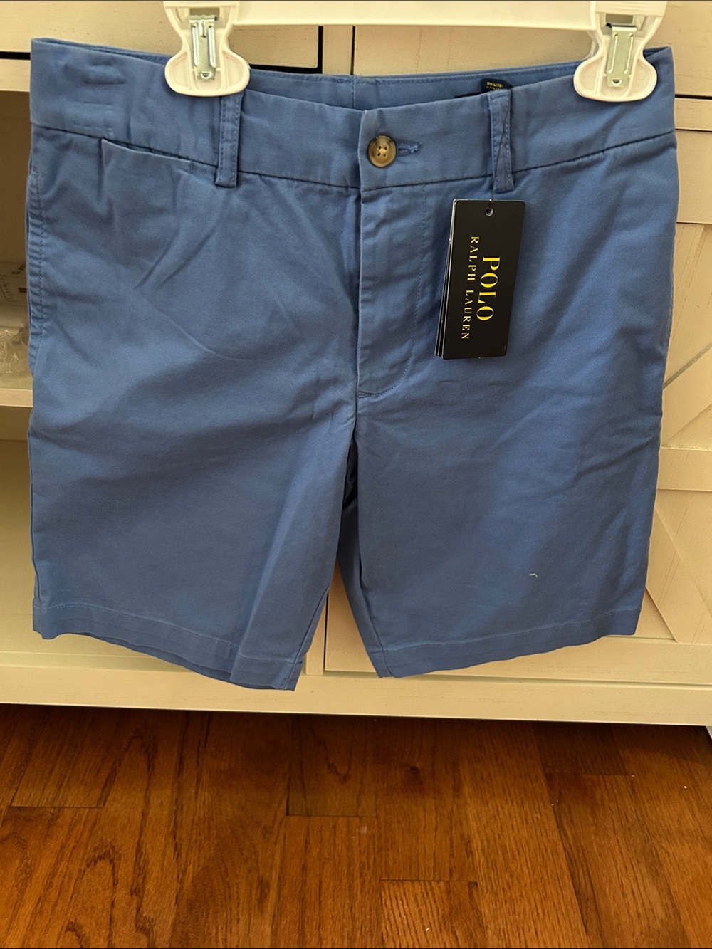 Polo by Ralph Lauren boys size 12 Slate Blue Cotton Chino Shorts